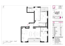4 pokoje, mieszkanie 116,08 m², piętro 5, oferta nr H90, 19. Dzielnica V etap, Warszawa, Wola, Czyste, ul. Kolejowa/Przyokopowa
