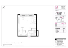 1 pokój, mieszkanie 38,72 m², piętro 2, oferta nr J84, 19. Dzielnica V etap, Warszawa, Wola, Czyste, ul. Kolejowa/Przyokopowa