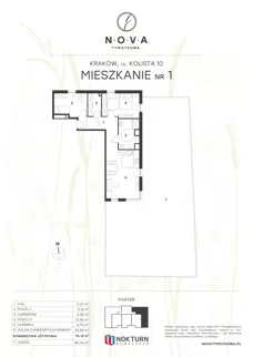 3 pokoje, mieszkanie 74,15 m², parter, oferta nr M1, Nova Tymotkowa, Kraków, Dębniki, Ruczaj, ul. Tymotkowa / Kolista