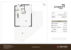 4 pokoje, mieszkanie 123,61 m², parter, oferta nr 41 / 1, Jurajska Park, Kraków, Prądnik Biały, ul. Jurajska