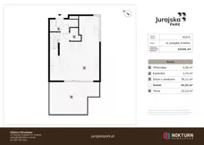 4 pokoje, mieszkanie 123,61 m², parter, oferta nr 41A / 1, Jurajska Park, Kraków, Prądnik Biały, ul. Jurajska