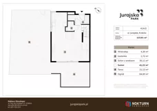 4 pokoje, mieszkanie 123,61 m², parter, oferta nr 41A / 2, Jurajska Park, Kraków, Prądnik Biały, ul. Jurajska