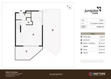4 pokoje, mieszkanie 123,61 m², parter, oferta nr 41B / 1, Jurajska Park, Kraków, Prądnik Biały, ul. Jurajska