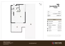 4 pokoje, mieszkanie 123,61 m², parter, oferta nr 41D / 1, Jurajska Park, Kraków, Prądnik Biały, ul. Jurajska