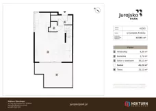4 pokoje, mieszkanie 123,61 m², parter, oferta nr 41D / 2, Jurajska Park, Kraków, Prądnik Biały, ul. Jurajska