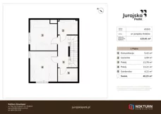 4 pokoje, mieszkanie 123,61 m², parter, oferta nr 41D / 2, Jurajska Park, Kraków, Prądnik Biały, ul. Jurajska