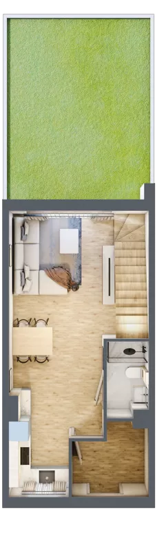 3 pokoje, mieszkanie 69,37 m², parter, oferta nr A8/M2, Libre Park, Kosakowo, ul. Pistacjowa 5