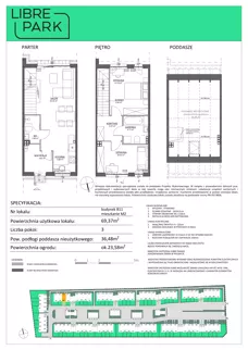 3 pokoje, mieszkanie 69,37 m², parter, oferta nr B11/M2, Libre Park, Kosakowo, ul. Pistacjowa 5