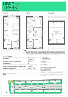 4 pokoje, mieszkanie 80,71 m², parter, oferta nr A10/M1, Libre Park, Kosakowo, ul. Pistacjowa 5