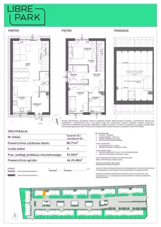 4 pokoje, mieszkanie 80,71 m², parter, oferta nr B11/M1, Libre Park, Kosakowo, ul. Pistacjowa 5