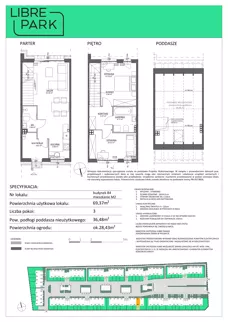 3 pokoje, mieszkanie 69,37 m², parter, oferta nr B4/M2, Libre Park - etap II, Kosakowo, ul. Pistacjowa 5