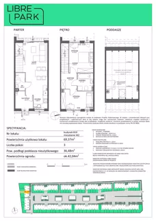 3 pokoje, mieszkanie 69,37 m², parter, oferta nr B10/M2, Libre Park, Kosakowo, ul. Pistacjowa 5