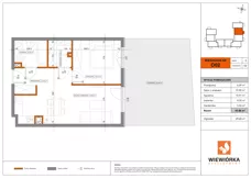 2 pokoje, mieszkanie 42,05 m², piętro 2, oferta nr O26, Nowa Sportowa, Brwinów, ul. Sportowa