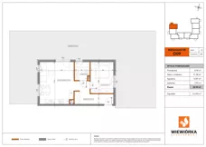 2 pokoje, mieszkanie 43,35 m², piętro 1, oferta nr O16, Nowa Sportowa, Brwinów, ul. Sportowa