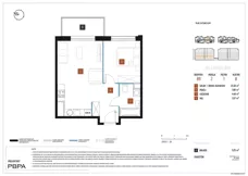 2 pokoje, mieszkanie 43,43 m², piętro 1, oferta nr B9/049, Nowa Praga, Warszawa, Praga Północ, Nowa Praga, ul. Rozwojowa