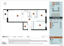 3 pokoje, mieszkanie 61,39 m², piętro 2, oferta nr B10/090, Nowa Praga, Warszawa, Praga Północ, Nowa Praga, ul. Rozwojowa
