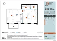 3 pokoje, mieszkanie 61,16 m², piętro 1, oferta nr B9/009, Nowa Praga, Warszawa, Praga Północ, Nowa Praga, ul. Rozwojowa