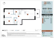 3 pokoje, mieszkanie 55,53 m², piętro 1, oferta nr B9/079, Nowa Praga, Warszawa, Praga Północ, Nowa Praga, ul. Rozwojowa