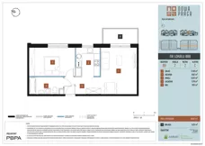 2 pokoje, mieszkanie 49,85 m², piętro 2, oferta nr B9/088, Nowa Praga, Warszawa, Praga Północ, Nowa Praga, ul. Rozwojowa