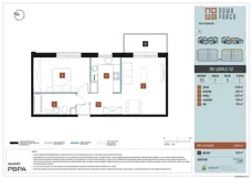 2 pokoje, mieszkanie 49,85 m², piętro 6, oferta nr B9/112, Nowa Praga, Warszawa, Praga Północ, Nowa Praga, ul. Rozwojowa