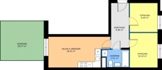 3 pokoje, mieszkanie 49,69 m², parter, oferta nr 26, Osiedle Nad Zalewem, Lublin, Wrotków, ul. Henryka Wolińskiego 6