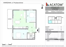 3 pokoje, mieszkanie 61,17 m², piętro 3, oferta nr A1.40.M29, Wawer GO 2.0, Warszawa, Wawer, Falenica, ul. Przylaszczkowa 17
