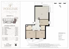 4 pokoje, apartament 88,41 m², parter, oferta nr 1B.16, Podlesie, Gliwice, Szobiszowice, ul. Tarnogórska 86
