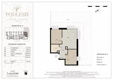 3 pokoje, apartament 50,98 m², piętro 3, oferta nr 2B.31, Podlesie, Gliwice, Szobiszowice, ul. Tarnogórska 86