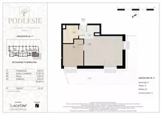 2 pokoje, apartament 39,45 m², parter, oferta nr 2B.17, Podlesie, Gliwice, Szobiszowice, ul. Tarnogórska 86