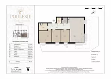 4 pokoje, apartament 83,50 m², parter, oferta nr 3.5, Podlesie, Gliwice, Szobiszowice, ul. Tarnogórska 86