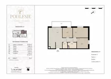 4 pokoje, mieszkanie 67,60 m², piętro 1, oferta nr 3.9, Podlesie, Gliwice, Szobiszowice, ul. Tarnogórska 86