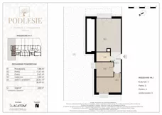 3 pokoje, mieszkanie 58,95 m², parter, oferta nr 4A.1, Podlesie, Gliwice, Szobiszowice, ul. Tarnogórska 86