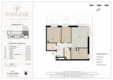 4 pokoje, apartament 79,61 m², parter, oferta nr 4B.15, Podlesie, Gliwice, Szobiszowice, ul. Tarnogórska 86