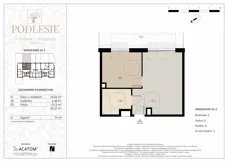 2 pokoje, apartament 45,06 m², piętro 2, oferta nr 5B.20, Podlesie, Gliwice, Szobiszowice, ul. Tarnogórska 86