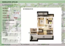 3 pokoje, mieszkanie 79,39 m², piętro 6, oferta nr 1/M31, Osiedle Wieniawskiego - etap V, Rzeszów, Słocina, ul. Wieniawskiego