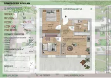 3 pokoje, mieszkanie 56,08 m², parter, oferta nr 1/M2, Osiedle Wieniawskiego - etap V, Rzeszów, Słocina, ul. Wieniawskiego