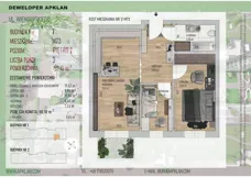 3 pokoje, mieszkanie 50,10 m², piętro 2, oferta nr 1/M73, Osiedle Wieniawskiego - etap V, Rzeszów, Słocina, ul. Wieniawskiego