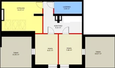4 pokoje, mieszkanie 84,49 m², piętro 2, oferta nr H/2/16, Natura Park, Łódź, Widzew, Dolina Łódki, ul. Listopadowa