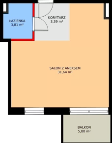 4 pokoje, mieszkanie 83,74 m², piętro 2, oferta nr I/2/24, Natura Park, Łódź, Widzew, Dolina Łódki, ul. Listopadowa