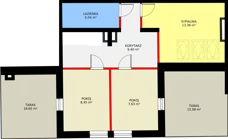 4 pokoje, mieszkanie 83,74 m², piętro 2, oferta nr I/2/24, Natura Park, Łódź, Widzew, Dolina Łódki, ul. Listopadowa