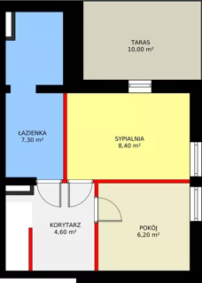 3 pokoje, mieszkanie 65,90 m², piętro 2, oferta nr I/2/19, Natura Park, Łódź, Widzew, Dolina Łódki, ul. Listopadowa