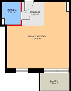 4 pokoje, mieszkanie 83,68 m², piętro 2, oferta nr J/2/24, Natura Park, Łódź, Widzew, Dolina Łódki, ul. Listopadowa