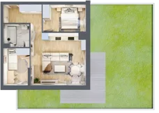 3 pokoje, mieszkanie 48,90 m², parter, oferta nr 40, Apartamenty Horizon II etap, Radom, Akademickie, ul. Kazimierza Pułaskiego / Akademicka