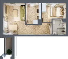 2 pokoje, mieszkanie 36,50 m², piętro 1, oferta nr 5, Alta Novum, Bydgoszcz, Stary Fordon, ul. Altanowa 22