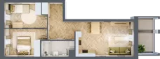 3 pokoje, mieszkanie 55,57 m², parter, oferta nr 4, Alta Novum, Bydgoszcz, Stary Fordon, ul. Altanowa 22