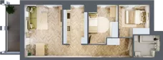 3 pokoje, mieszkanie 58,03 m², parter, oferta nr 18, Alta Novum, Bydgoszcz, Stary Fordon, ul. Altanowa 22