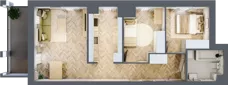 3 pokoje, mieszkanie 58,10 m², piętro 1, oferta nr 23, Alta Novum, Bydgoszcz, Stary Fordon, ul. Altanowa 22