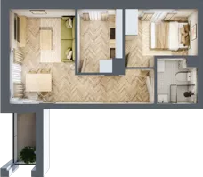 2 pokoje, mieszkanie 36,50 m², piętro 2, oferta nr 9, Alta Novum, Bydgoszcz, Stary Fordon, ul. Altanowa 22