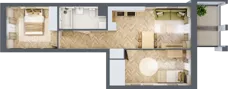 3 pokoje, mieszkanie 52,25 m², parter, oferta nr 14, Alta Novum, Bydgoszcz, Stary Fordon, ul. Altanowa 22