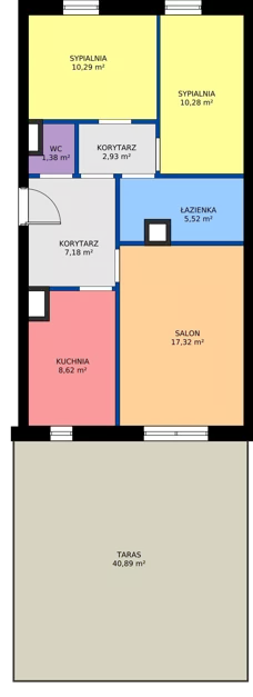 3 pokoje, mieszkanie 63,52 m², piętro 1, oferta nr M92, Nałęczowska - etap I, Lublin, Szerokie, ul. Nałęczowska 67